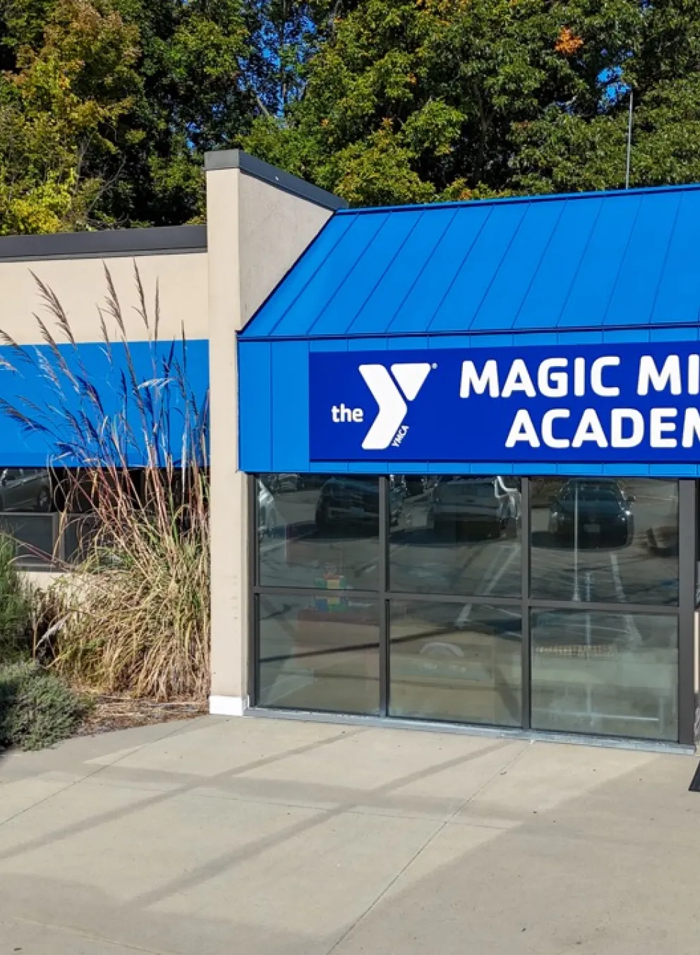 Entrance to Magic Minds Academy